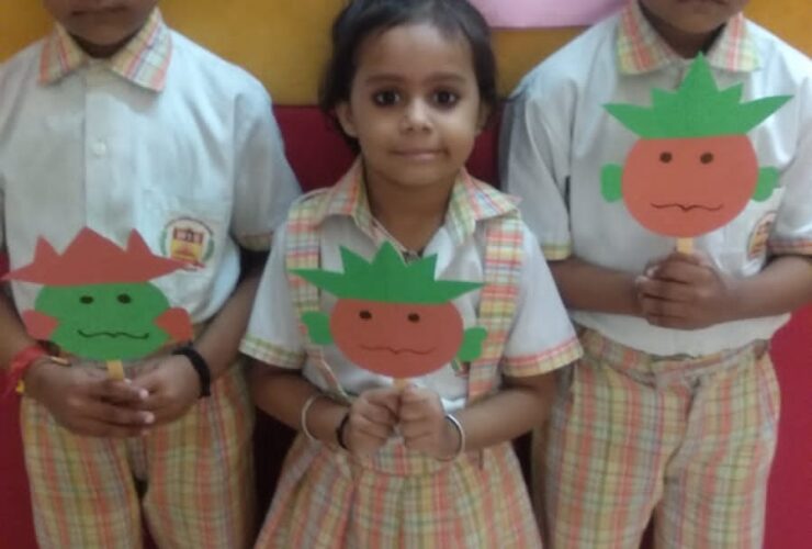 Wisdom International School children during a school activity